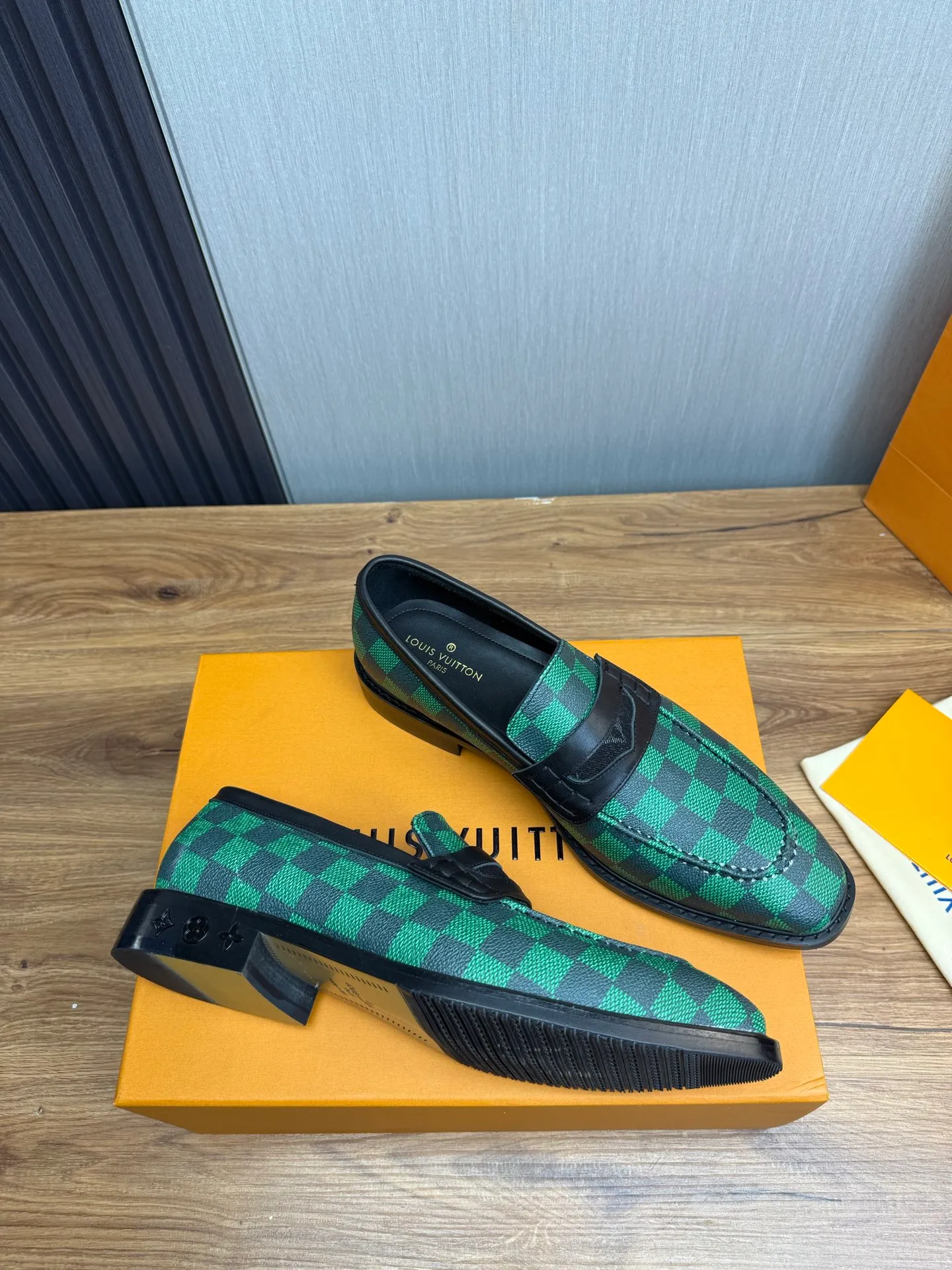 Factory 720💰 LV. Men's business casual leather shoes, all made of imported original brand leather, just to create a more comfortable wearing experience, original non-slip and wear-resistant outsole ✔️16-45 (38.45 non-refundable)